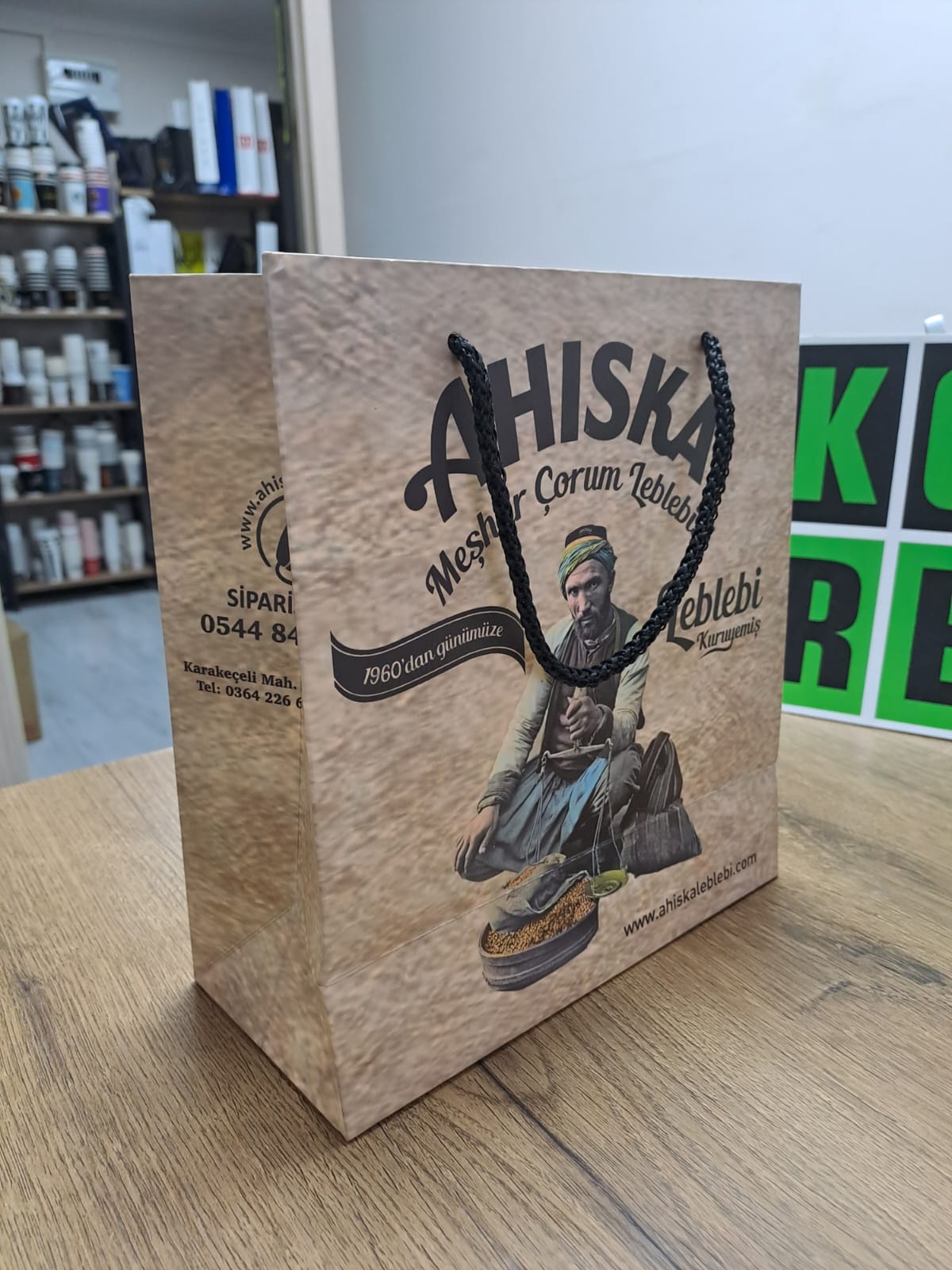 Kraft Baskılı Karton Çanta Üretimi